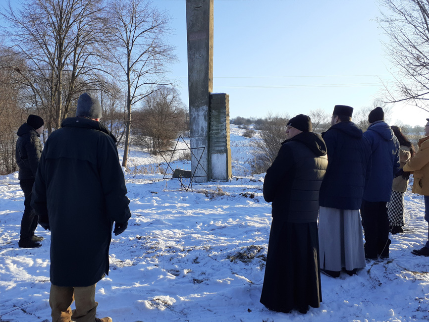 Ökumen. Bußgebet mit katholischen, orthodoxen und messianischen Geistlichen in Sabolotiw.