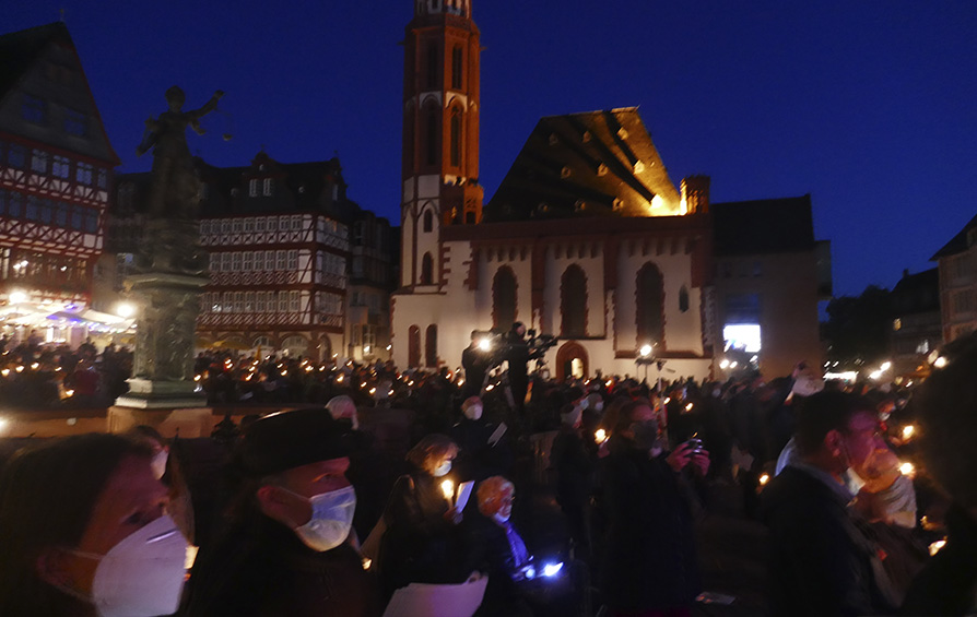 „Deutschland singt“ in Frankfurt, 3.10.2020