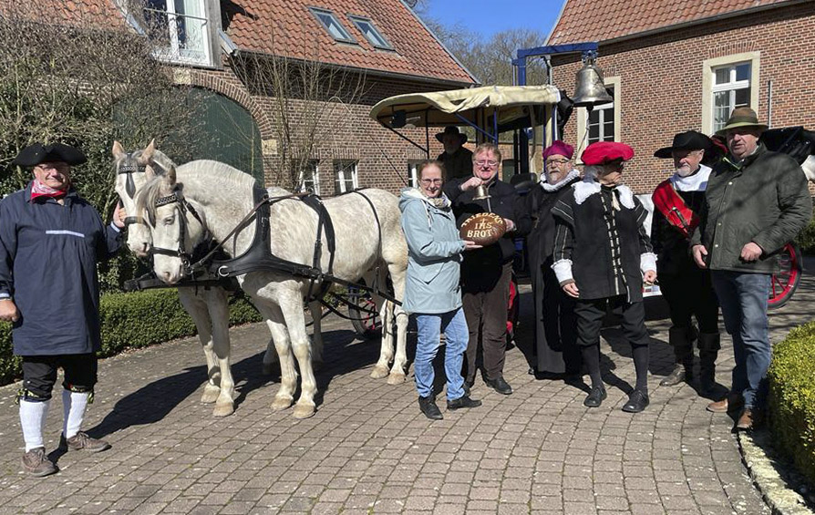 375 Jahre Westfälischer Frieden: Aktuell ist der Friedenstreck in Münster und Osnabrück unterwegs.